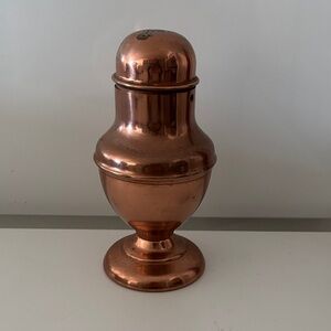 Unique Vintage Copper Pepper Shaker